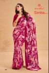 Simba Vol 04 By Kashvi Printed Georgette Sarees Wholesale Market In Surat
